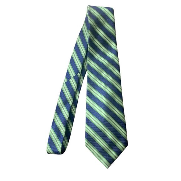 Pre Owned Men’s Chaps Tie Neck Tie Necktie Hand Made 100% Silk Classic Style - Picture 1 of 6